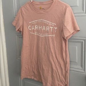 Baby pink carhartt shirt